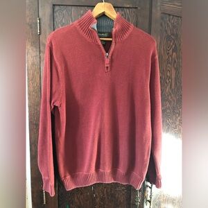 Eddie Bauer Men's Quarter Zip Sweater